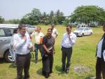 DC Handloom, GoI Dr. M. Beena , IAS has  inspected the proposed site for Mega Cluster Project at  Sualkuchi , Guwahati.