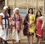 Handwoven attire of Karbi tribe of Assam