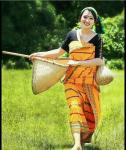 Handwoven attire of Bodo tribe of Assam